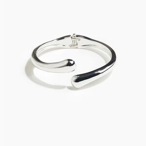 New! Silver Hinged Cuff Bracelet NWOT